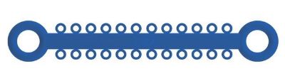 Picture of Ligature O - Ties Royal Blue - PK/1008