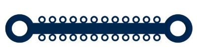 Picture of Ligature O - Ties Midnight Blue - PK/1008