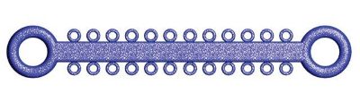 Picture of Ligature O - Ties Sparkle Blue - PK/1008