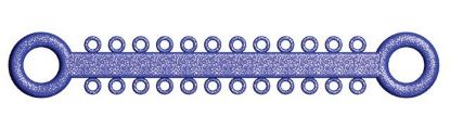 Picture of Ligature O - Ties Sparkle Blue - PK/1008