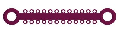 Picture of Ligature O - Ties Magenta - PK/1008