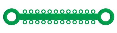 Picture of Ligature O - Ties Kelly Green - PK/1008