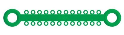 Picture of Ligature O - Ties Kelly Green - PK/1008