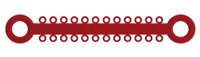 Picture of Ligature O - Ties Red - PK/1008
