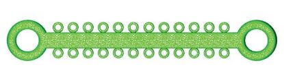 Picture of Ligature O - Ties Sparkle Green - PK/1008