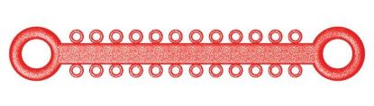 Picture of Ligature O - Ties Sparkle Red - PK/1008