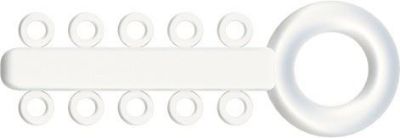 Picture of Mini Ligature O - Ties clear - PK/1000