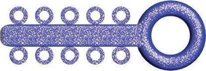 Picture of Mini Ligature O - Ties Sparkle Blue - PK/1000