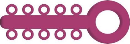 Picture of Mini Ligature O - Ties Fuchsia - PK/1000