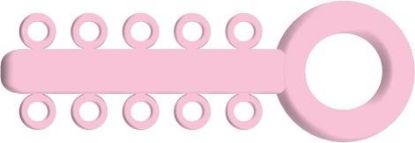 Picture of Mini Ligature O - Ties Baby Pink - PK/1000
