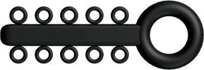 Picture of Mini Ligature O - Ties Black - PK/1000
